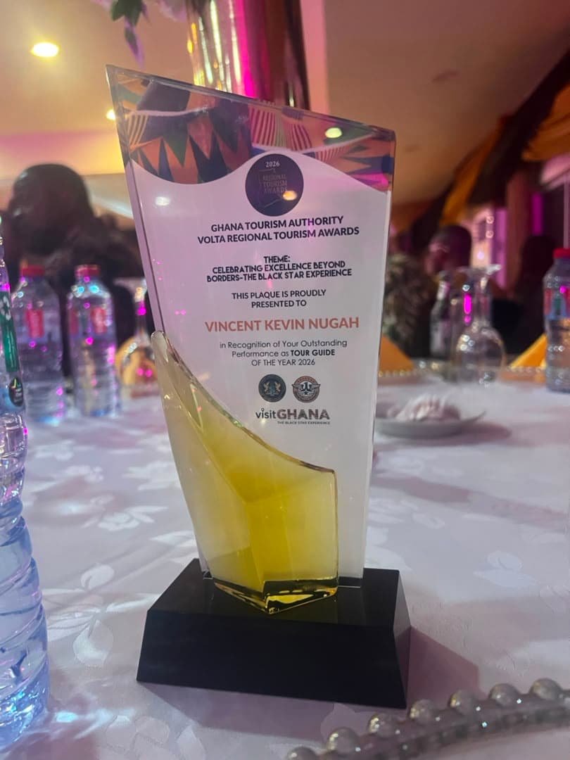 Volta Regional Tourism Awards trophy