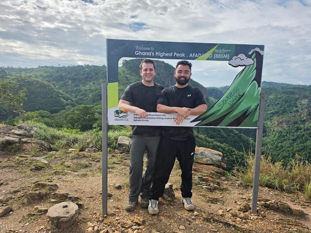 Hiking through the Shai Hills reserve