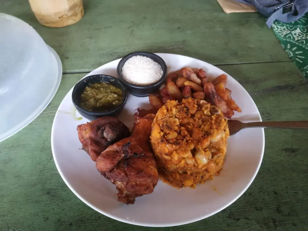 Ghana Jollof with Grilled Chicken