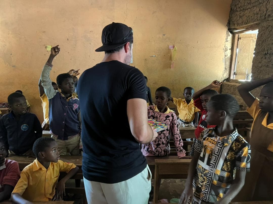 School supplies donation