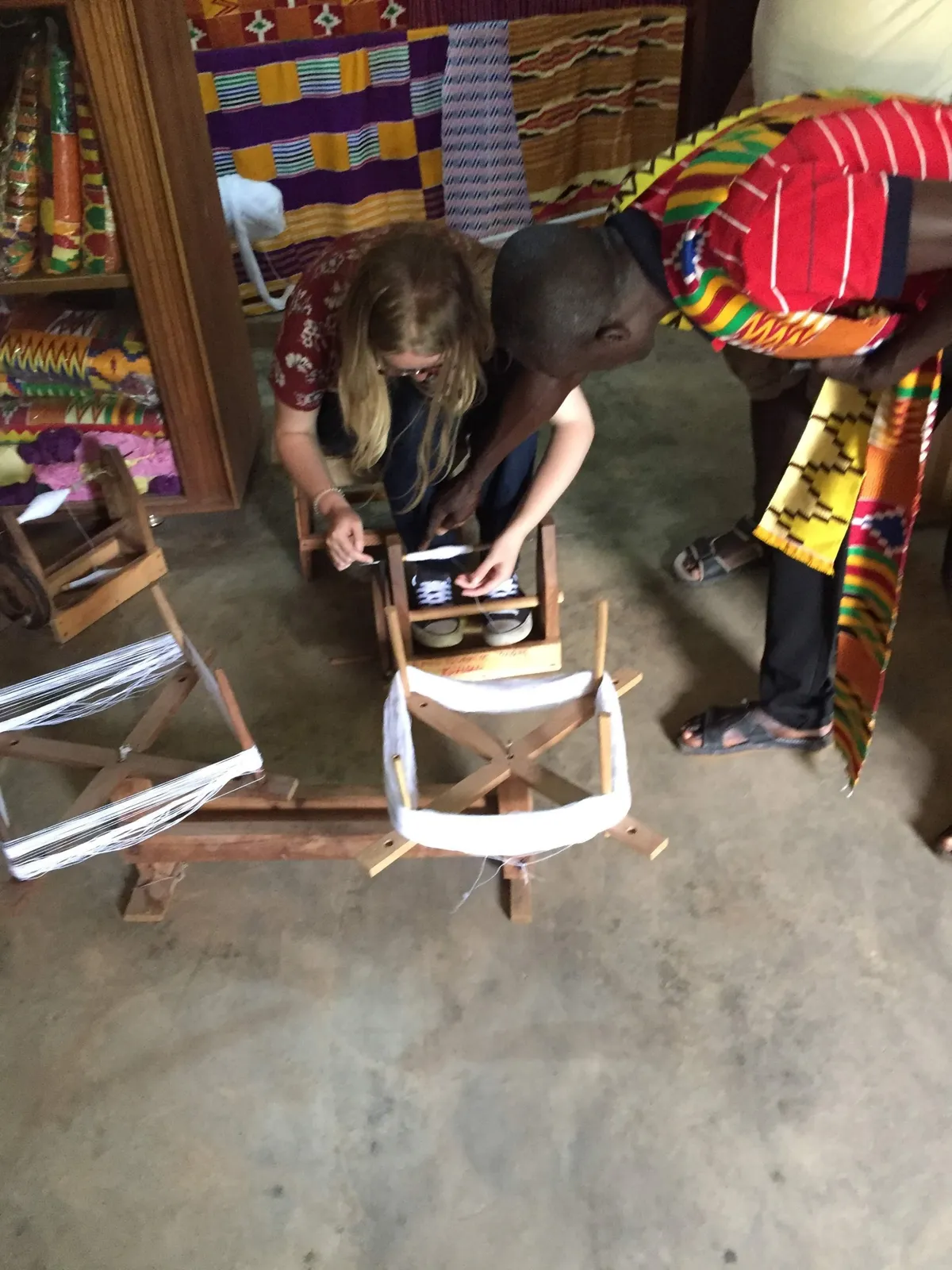 Kente weaving